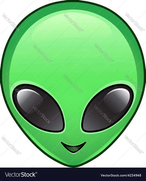 alien icon royalty  vector image vectorstock