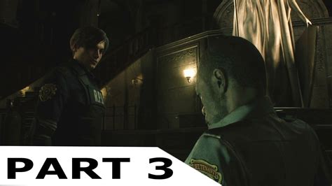 Resident Evil 2 Remake Walkthrough Gameplay Part 3 Leon Ps4 No