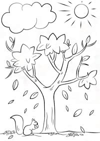 autumn coloring pages  kids