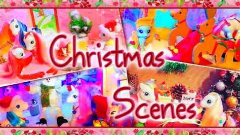pony christmas scenes pictures youtube