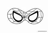 Maschera Maske Masque Masken Carnevale Ragno Superhero Lavoretticreativi Basteln Maschere Ritagliare Supereroe Fasching Trucco Bricolage Colorier Montres Masques Déguisements Articolo sketch template