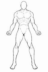 Template Superhero Body Outline Face Drawing Male Cliparts Clipart Mini Library Figure Heromachine Clip sketch template