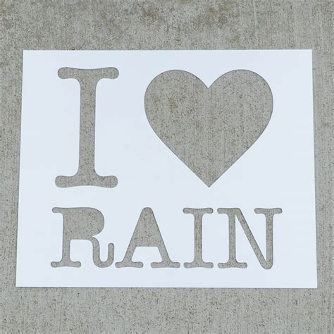 rain stencil rainworks