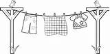 Coloring Clothesline Laundry Pages Printable Embroidery Colouring Patterns Clothing Google Search Kids Clotheslines Choose Board Simple Machine sketch template