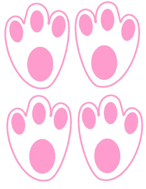 easter bunny foot pring image google search easter bunny footprints