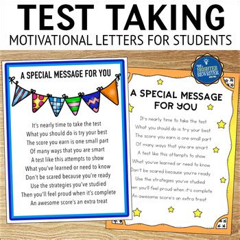motivational testing letter  students   brighter rewriter