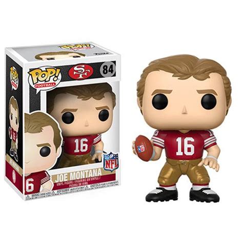 funko nfl san francisco ers pop football joe montana vinyl figure