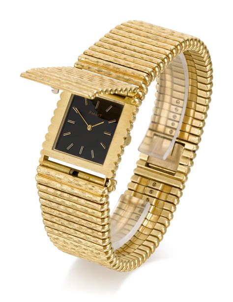 piaget reference    yellow gold bracelet   concealed dial