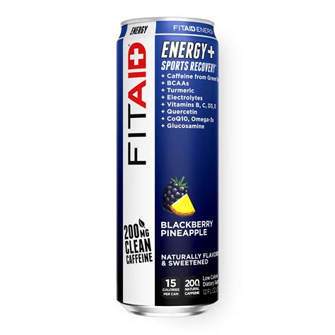 lifeaid fitaid energy recovery supplement beverage blackberry
