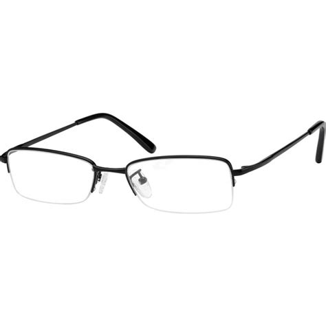 black titanium rectangle glasses 378821 zenni optical eyeglasses