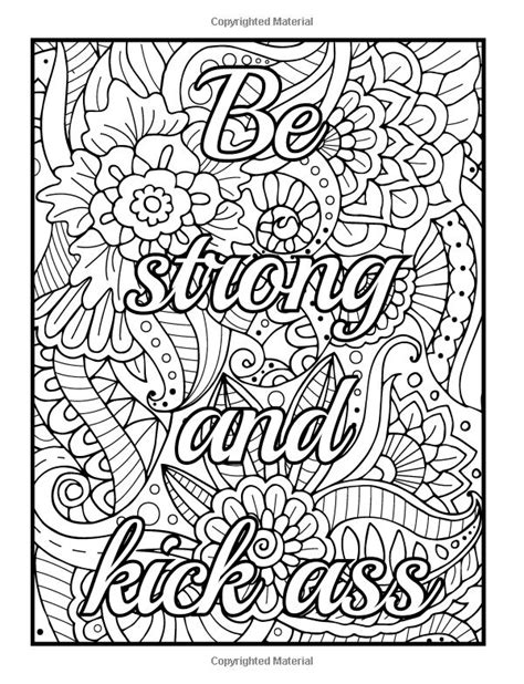 printable coloring pages  adults  swear words  curse
