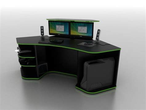 rs remote lifthide monitors gaming desk project  custom gaming desk gaming desk