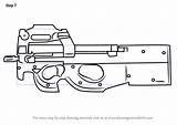 P90 Strike Counter Drawingtutorials101 Template sketch template