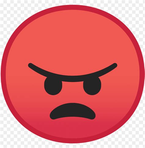 hd png angry face icon angry red emoji png transparent