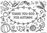 Coloring Autumn Fall Pages God Thank Printable Preschool Sheets Print Kids Leaves Supercoloring Thanksgiving Season Paper Drawing Work Leaf sketch template