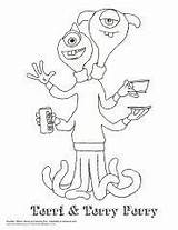 Terry University Terri Monster Coloring Perry Monsters Pages Inc Wordpress Kaynak Choose Board Crafts sketch template