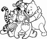 Pooh Coloring Winnie Pages Friends Loved Piglet Rocks Wecoloringpage Flowers sketch template