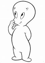 Casper Coloring Pages Ghost Friendly Fun sketch template