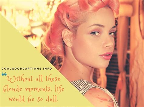 121 Blonde Hair Instagram Captions Quotes For Your Next