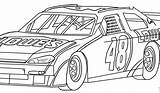 Nascar Denny Hamlin sketch template