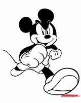 Mickey Mouse Coloring Running Pages Disneyclips Disney Minnie Gif Choose Board Arms Friends Misc Funstuff sketch template