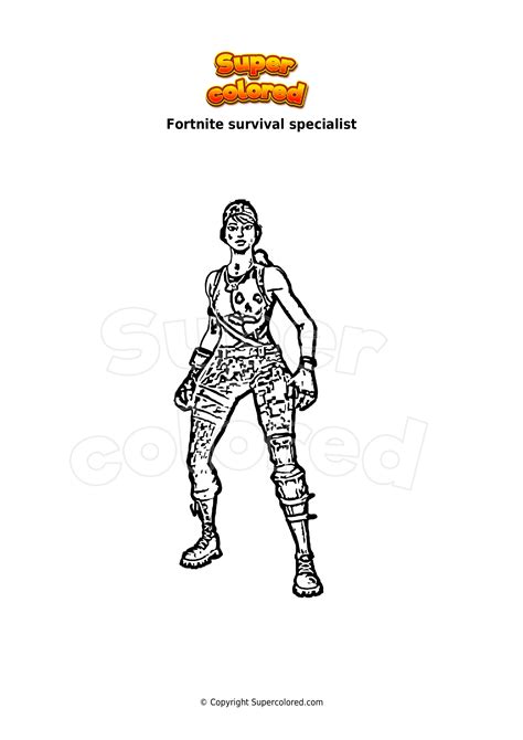 survival coloring page coloring pages