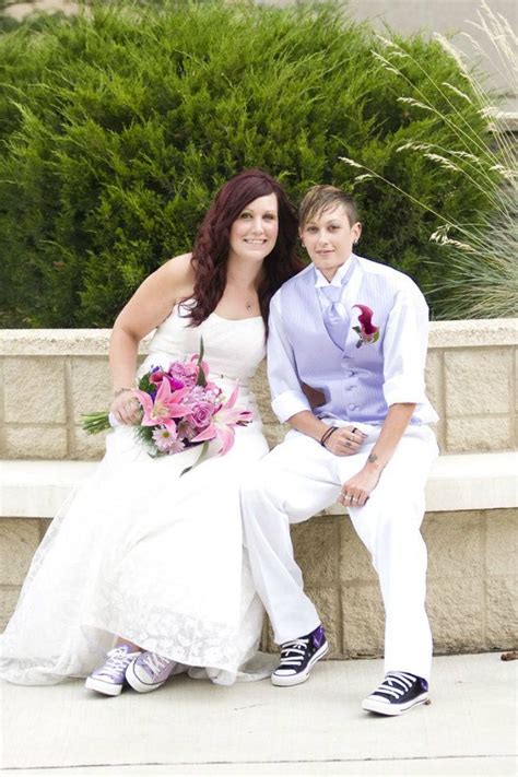12 bride bride attire ideas for your lesbian wedding