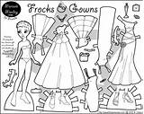 Paper Marisole Frocks Thin Enchanting Paperthinpersonas Bw sketch template