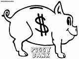 Coloring Bank Piggy Pages Comments Getdrawings Drawing Library Clipart Coloringhome sketch template