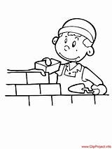 Builder Coloring Sheet Sheets Title sketch template