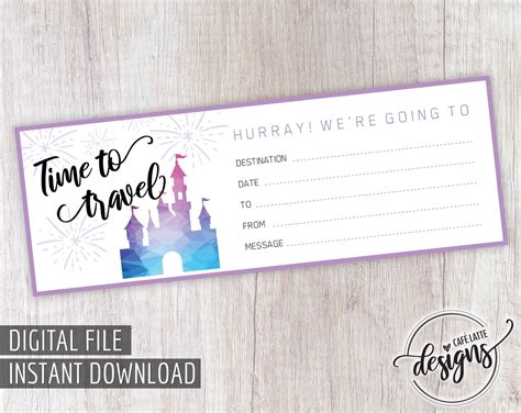 printable gift certificate  travel gift certificate templates