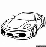 Ferrari F430 Coloring Pages Supercars Cars sketch template