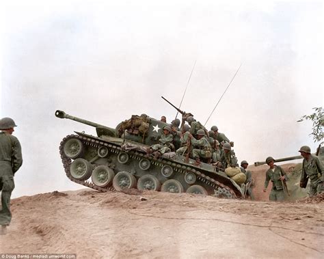 Colorized Photos From Korean War Show Us Troops In Battle Daily Mail