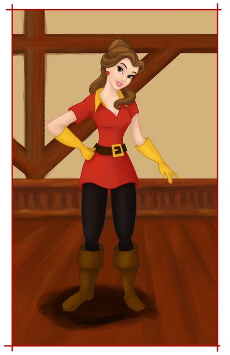 belle as gaston these disney princesses gone bad look so so good