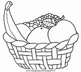 Korb Frutta Disegno Malvorlage Fructe Toamna Alimenti Malvorlagen Colorare Ausmalen sketch template