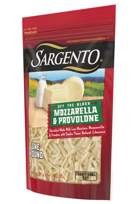 sargento mozzarella provolone cheese shredded sargento foods incorporated