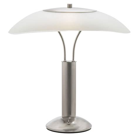 Dainolite Frosted Glass Shade Table Lamp By Oj Commerce