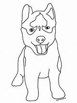 Coloring Pages Kids Dog Dogs Printable sketch template