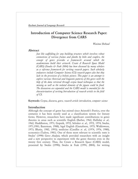 introduction   scientific research paper science