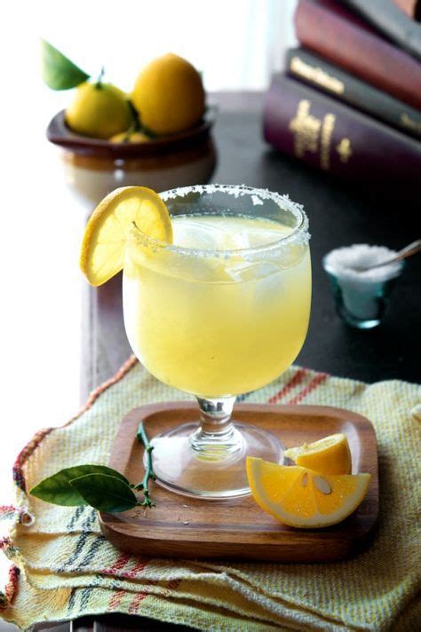 Meyer Lemon Margarita Cocktail Recipe Margarita Cocktail Drinks