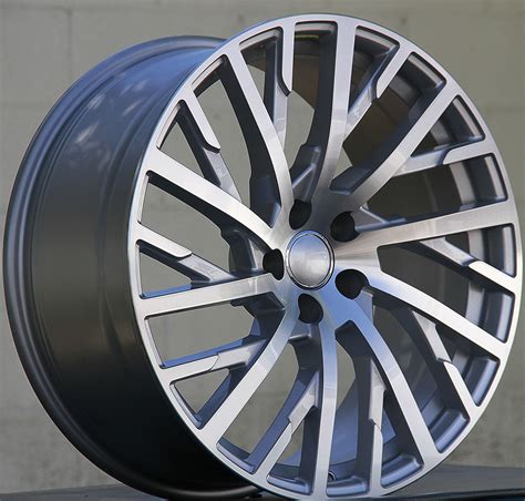 audi wheels    silver machined fit         wheelplususa