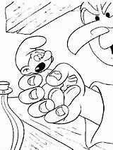 Smurf Gargamel Capturando Tudodesenhos Imprimir sketch template