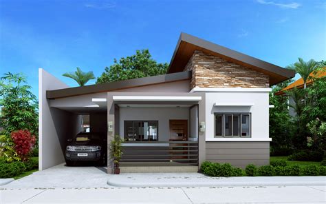 bedroom modern bungalow house design   philippines top affordable bungalow house design