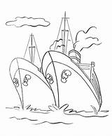 Coloring Pages Boats Ship Ships Trains Planes Cruise Sheets Cars Ocean Automobiles Vehicle Clipart Liner Activity Popular Library Print Yachts sketch template