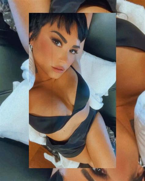 Demi Lovato Shares Lingerie Selfie After Sex Scene