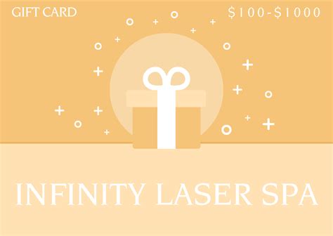 infinity laser spa gift card
