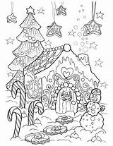 Erwachsene Weihnachten Lebkuchenhaus Malvorlagen sketch template
