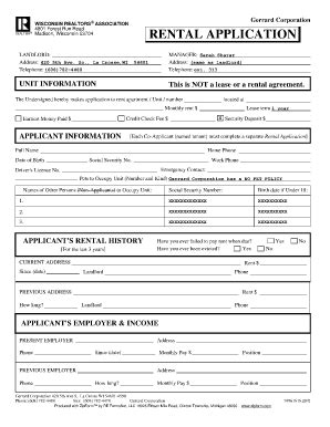home rental agreement template  template