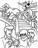 Scooby Doo Coloring Pages Printable Mystery Machine Shaggy Halloween Team Book 2ea1 Sliding Staircase Drawings Print Para Fred Colouring Colorear sketch template
