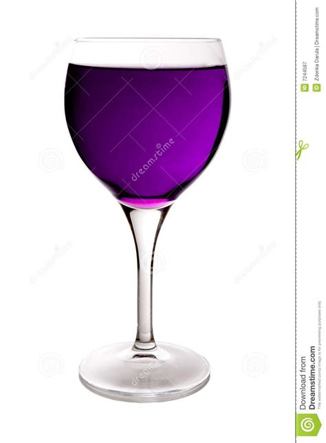Purple Wine Glass Stock Image Image Of White Glass Gourmet 7244587